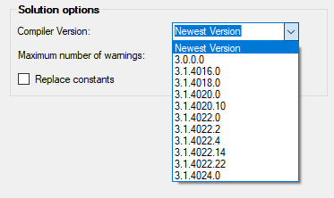 4024.10 compiler options