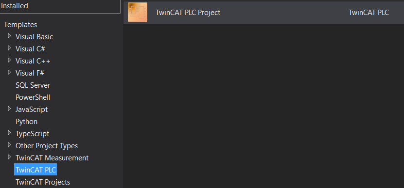 TwinCAT PLC Project