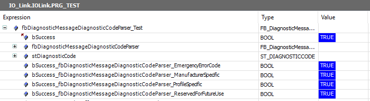 Diagnostic message diagnostic code parser test success